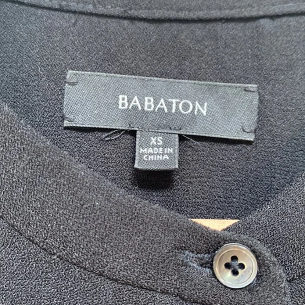 Aritzia Babaton Black Sleeveless Mini Dress Size XS - Picture 5 of 7